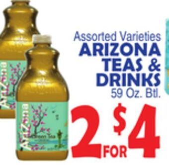 Bravo Supermarkets Arizona teas & drinks offer