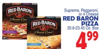 Bravo Supermarkets Red baron pizza offer