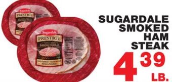 Bravo Supermarkets Sugardale smoked ham steak offer