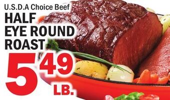 Bravo Supermarkets Half eye round roast offer
