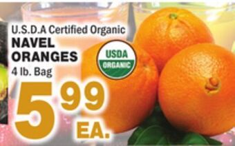 Bravo Supermarkets Navel oranges offer