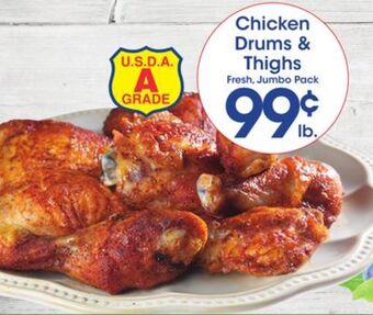 Price Rite Chicken drums & thighs offer