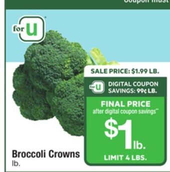 ACME Broccoli crowns offer