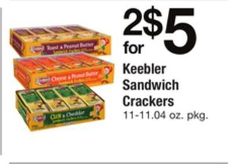 ACME Keebler sandwich crackers offer