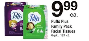 ACME Puffs plus family pack facial tissues offer
