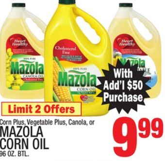 C Town Mazola corn oil offer