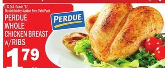 C Town Perdue whole chicken breast ww/ribs offer