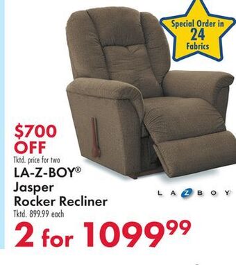 Boscov's La-z-boy® jasper rocker recliner offer