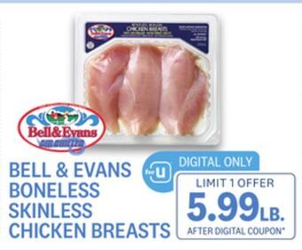 Kings Food Markets Bell & evans boneless skinless chicken breasts offer
