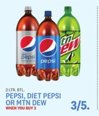 Kings Food Markets Pepsi, diet pepsi or mtn dew offer