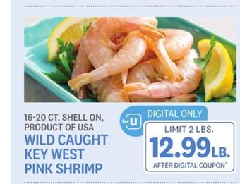 Kings Food Markets Wild caught key west pink shrimp offer