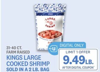Kings Food Markets Kings large cooked shrimp offer