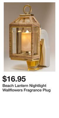 Bath & Body Works Beach lantern nightlight wallflowers fragrance plug offer