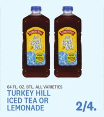Kings Food Markets Turkey hill iced tea or lemonade offer