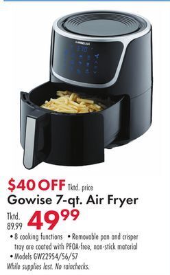 Boscov's Gowise 7-qt. air fryer offer