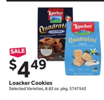 Stop&Shop Loacker cookies offer