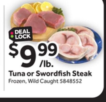 Stop&Shop Tuna or swordfish steak offer
