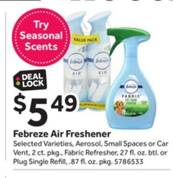 Stop&Shop Febreze air freshener offer