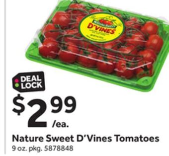 Stop&Shop Nature sweet d'vines tomatoes offer