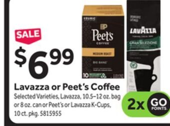Stop&Shop Lavazza or peet's coffee offer