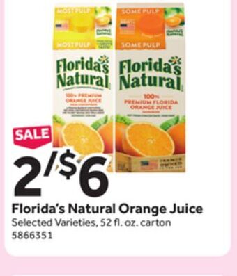 Stop&Shop Florida's natural orange juice offer