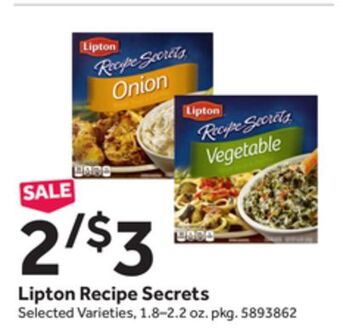 Stop&Shop Lipton recipe secrets offer