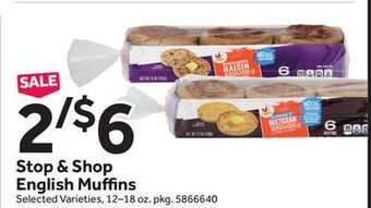 Stop&Shop Stop & shop english muffins offer