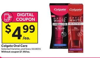 Stop&Shop Colgate oral care offer