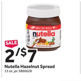 Stop&Shop Nutella hazelnut spread offer