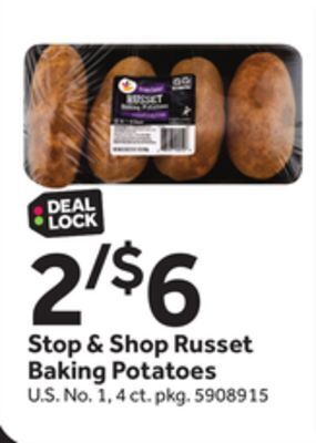 Stop&Shop Stop & shop russet baking potatoes offer