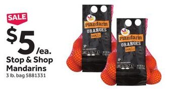 Stop&Shop Stop & shop mandarins offer