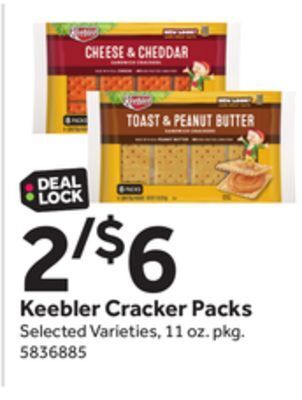 Stop&Shop Keebler cracker packs offer