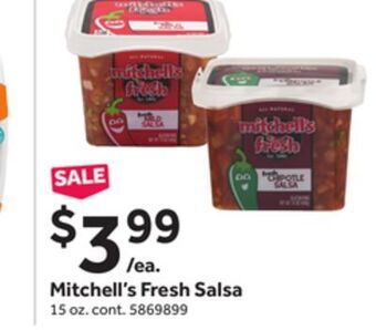 Stop&Shop Mitchell's fresh salsa offer