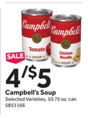 Stop&Shop Campbell's soup offer