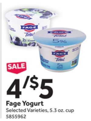 Stop&Shop Fage yogurt offer