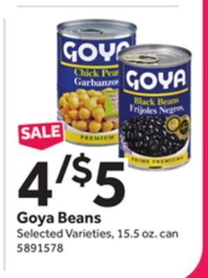 Stop&Shop Goya beans offer