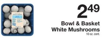 The Fresh Grocer White mushrooms offer