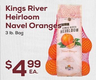 DeCicco & Sons Kings river heirloom navel oranges offer