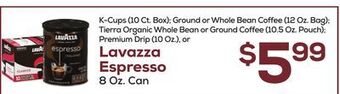 DeCicco & Sons Lavazza espresso 8 oz. can offer