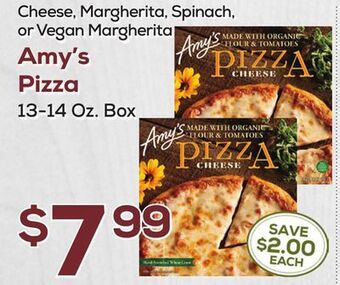 DeCicco & Sons Amy's pizza offer