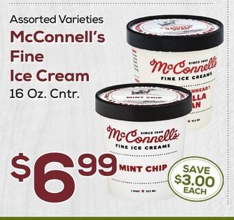 DeCicco & Sons Mcconnell's fine ice cream offer