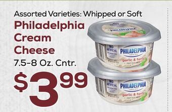 DeCicco & Sons Philadelphia cream cheese offer