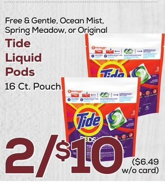 DeCicco & Sons Tide liquid pods offer