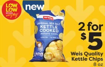 Weis Markets Weis quality kettle chips offer