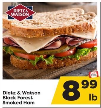 Weis Markets Dietz & watson black forest smoked ham offer
