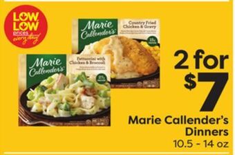 Weis Markets Marie callender's dinners offer