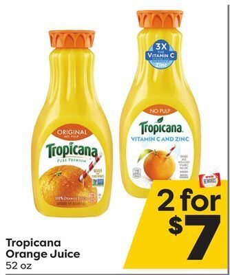Weis Markets Tropicana orange juice offer