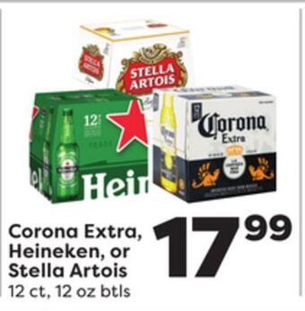 Weis Markets Corona extra, heineken, or stella artois offer