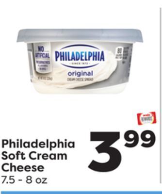 Weis Markets Philadelphia soft cream cheese offer
