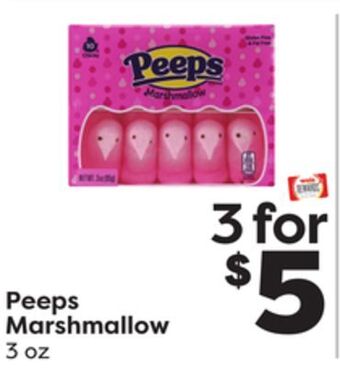 Weis Markets Peeps marshmallow offer